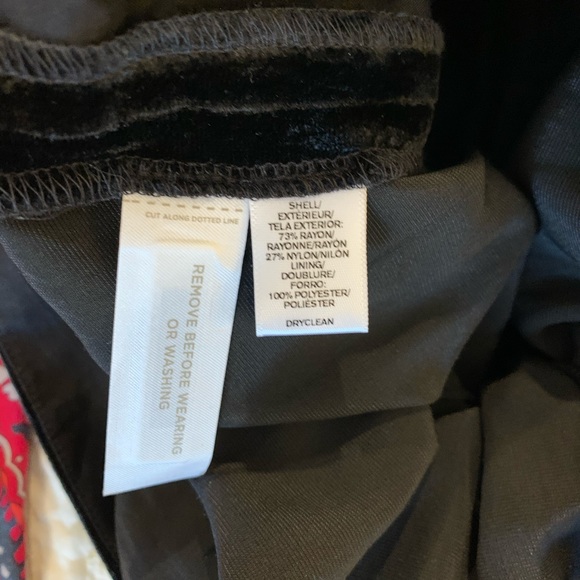 LOFT Velvet Romper Size 10 - Picture 7 of 7